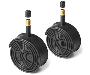 26 Inch Bike Inner Tubes (Pair) - 26 x 1.75-2.1 Schrader Valve - Durable Replacement Tubes for Mountain Bikes by Contrast