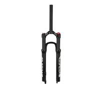 26 Inch Bike Suspension Fork Mountain Bike Front Fork High Strength Aluminum Alloy Manual Lockout for Off Road Trails and Cross Country Cycling Black