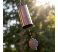 26 Inch Deep Tone Wind Chimes, Church Bell Sound Feng Shui Wind Chimes Outdoor, Brown Iron Wind Chimes for Garden, Meditation, Home Decor, Gift (Brown)