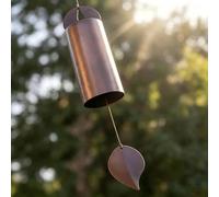 26 Inch Deep Tone Wind Chimes, Church Bell Sound Feng Shui Wind Chimes Outdoor, Brown Iron Wind Chimes for Garden, Meditation, Home Decor, Gift (Brown)