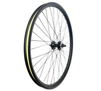26 Inch E-Bike Front Wheel 36H Double Wall Aluminum Rim, 100mm Bolt-On Hub 13G Spokes, Disc Brake 6-Bolt ISO, 26x1.95/2.125 Tire MTB Road Bike Replacement Wheel, Pre-Assembled