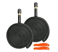 26 Inch Inner Tubes, 2 Pack for Mountain and Electric Bikes, Designed for Long Lasting Performance (2PCS inner tube +2PCS lever)