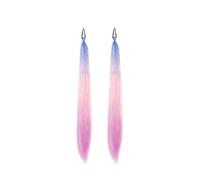 26 Inch Paired Synthetic Wig, Ponytail Gradient Dyeing, Laser Silk Long Hair Ponytail for Women(PY511-26-5)