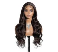 26 Inch Synthetic Lace Front Wigs for Women,Pre Plucked Body Wave Glueless Curly Wavy Wig,Natural Hairline Hair Fluffy and Natural(6)