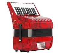 26 Keys 48 Bass Accordion Piano, With Strap And Accordion Backpack, Hand Keyboard Rhythm Training Spring Instrument, Fascinating Softer Sound