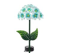 26 Led Hydrangea Garden Stake Lights - Flower Decorative Lighting - Solar Powered - Waterproof - Rechargeable - Easy To Install
