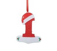 26 Letter Christmas Tree Hanging Pendant, A to Z Ornament Letters Christmas Tree Decoration Pendant, Decoration DIY Christmas Ornaments, Hanging Xmas Alphabet Letters for Christmas (red9, One Size)