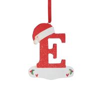 26 Letter Christmas Tree Hanging Pendant, A to Z Ornament Letters Christmas Tree Decoration Pendant, Decoration DIY Christmas Ornaments, Hanging Xmas Alphabet Letters for Christmas (red5, One Size)