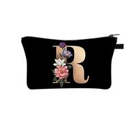 26 Letter Makeup Bag Make Up Bag Cosmetic Bags Holiday Essentials for Women Travel Large Makeup Printed Polyester Dumplings with Multifunctional Storage Washing for Women in Europe and America