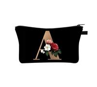 26 Letter Makeup Bag Make Up Bag Cosmetic Bags Holiday Essentials for Women Travel Large Makeup Printed Polyester Dumplings with Multifunctional Storage Washing for Women in Europe and America