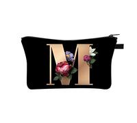 26 Letter Makeup Bag Make Up Bag Cosmetic Bags Holiday Essentials for Women Travel Large Makeup Printed Polyester Dumplings with Multifunctional Storage Washing for Women in Europe and America