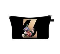 26 Letter Makeup Bag Make Up Bag Cosmetic Bags Holiday Essentials for Women Travel Large Makeup Printed Polyester Dumplings with Multifunctional Storage Washing for Women in Europe and America