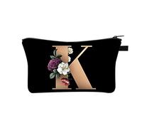 26 Letter Makeup Bag Make Up Bag Cosmetic Bags Holiday Essentials for Women Travel Large Makeup Printed Polyester Dumplings with Multifunctional Storage Washing for Women in Europe and America