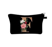 26 Letter Makeup Bag Make Up Bag Cosmetic Bags Holiday Essentials for Women Travel Large Makeup Printed Polyester Dumplings with Multifunctional Storage Washing for Women in Europe and America