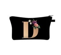 26 Letter Makeup Bag Make Up Bag Cosmetic Bags Holiday Essentials for Women Travel Large Makeup Printed Polyester Dumplings with Multifunctional Storage Washing for Women in Europe and America