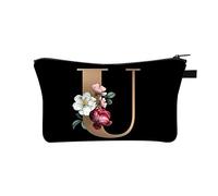 26 Letter Makeup Bag Make Up Bag Cosmetic Bags Holiday Essentials for Women Travel Large Makeup Printed Polyester Dumplings with Multifunctional Storage Washing for Women in Europe and America