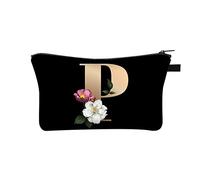 26 Letter Makeup Bag Make Up Bag Cosmetic Bags Holiday Essentials for Women Travel Large Makeup Printed Polyester Dumplings with Multifunctional Storage Washing for Women in Europe and America