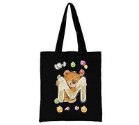 26 Letter Printed Canvas reusable grocery bags, Foldable Casual Travel HandBag, Shoulder Beach Tote Bags, Shopper bag eco friendly super strong washable Storage bags Shopping bag Canvas bag for Women