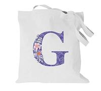 26 Letter Printed Canvas reusable grocery bags, Foldable Casual Travel HandBag, Shoulder Beach Tote Bags, Shopper bag eco friendly super strong washable Storage bags Shopping bag Canvas bag for Women