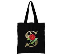 26 Letter Printed Canvas reusable grocery bags, Foldable Casual Travel HandBag, Shoulder Beach Tote Bags, Shopper bag eco friendly super strong washable Storage bags Shopping bag Canvas bag for Women