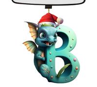 26 Letters Christmas Ornament, Christmas Acrylic Dragon Baby Egg Decoration Christmas Decorations Dragon Ornament Christmas Tree Hanging Ornaments Hanging Decor For Christmas