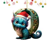 26 Letters Christmas Ornament, Christmas Acrylic Dragon Baby Egg Decoration Christmas Decorations Dragon Ornament Christmas Tree Hanging Ornaments Hanging Decor For Christmas