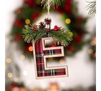 26 Letters Christmas Ornament,Initial Christmas Ornaments for Tree Decorations,26 Letter Decorative Xmas Hanging Pendant,Xmas Alphabet Letter Tree Hanging Pendant,for DIY Home Party Decoration