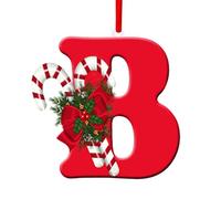 26 Letters Christmas Ornament New Christmas Acrylic Baby Egg Decoration Hanging Pendant Personalised Christmas Tree Ornaments Novelty Baubles For Xmas Tree Party Merry Xmas (11-B, One Size)