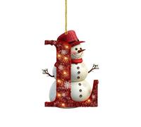 26 Letters Christmas Ornaments Personalised Christmas Tree Decorations NewAcrylicDecorations Diy Hanging Letter Novelty Baubles For Xmas Tree Party Decor Merry Xmas Decor Gifts