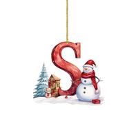 26 Letters Christmas Ornaments Personalised Christmas Tree Decorations NewAcrylicDecorations Diy Hanging Letter Novelty Baubles For Xmas Tree Party Decor Merry Xmas Decor Gifts