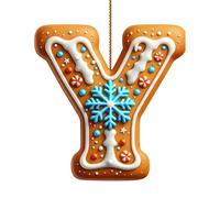 26 Letters Christmas Ornaments - Personalized A-Z Alphabet Tree Decorations, Diy Hanging Letter Baubles, Xmas Pendant Snowman Decor for Holiday Party Christmas Autumn Decorations Autumn