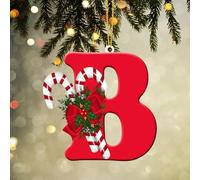 26 Letters Christmas Tree Decoration Pendant Xmas Tree Letters Ornaments Personalized A to Z Letters DIY Christmas Decorative Ornament Christmas Hanging Decor