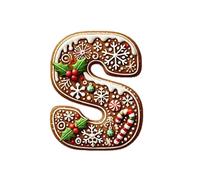 26 Letters Christmas Tree Decorations, Christmas Letter Pendants, 26 Letter Christmas Tree Hanging Pendant, DIY Christmas Decorations, A to Z Ornament Letters Christmas Tree Decoration Pendant (S)