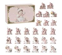 26 Letters Hanging Christmas Tree Decorations Christmas Letters Snowman Shape Alphabet Decorations DIY Decorations for Christmas Tree Party