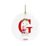 26 Letters Pendant Christmas Tree Decoration Santa Claus Christmas Snowman Pendant Acrylic Car Pendant Christmas Eve Box Fillers Personalised Christmas Bauble