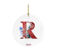 26 Letters Santa Claus Christmas Snowman Pendant Acrylic Car Pendant Christmas Tree Decoration Christmas Eve Box Fillers Christmas Baubles Personalised Christmas Bauble