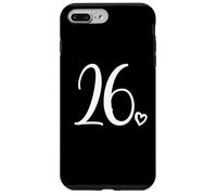26 Number Twenty-Six, For Women 26 Years Old 26th Birthday Case for iPhone 7 Plus/8 Plus