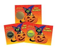 26 Pack Halloween Find The Jack- ' Lantern Scratch Off Game Cards | Halloween Find Pattern Scratch Off Ticket For Halloween Party Games/Small Business/Prizes/Promotion