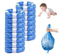 26 Pack Nappy Bin Refill, 4.5m Diaper Bin Pail Disposal Bags, Nappy Bin Refill Bags compatible with Tommee Tippee, Litter Genie, Diaper Genie, Angelcare, Twist & Click and Cat Litter Disposal Buckets