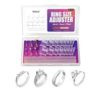 26-Pack Ring Size Adjuster for Loose Rings - 15 Sizes & 3 Styles, Invisible Ring Guards, Spacers, Resizer- Fits Men & Women, Comfortable Fit for Jewelry Adjustment