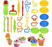 26 Pcs Dough Tools Kit, Clay Dough Tool Kit for Kids, Play Dough Tools Plastic, Clay Dough Tools, Dough Accessories Molds