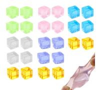 26 Pcs Ice Cube Squishy, Squishy Cube, Nice Cube for Gifts Birthday Stress Balls Bulk Classroom Prizes Toy Gifts for Boys Girls