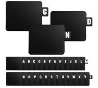 26 Pcs Vinyl Record Dividers A-Z Alphabet Record Organizer Plastic Dividers with Alphabetical Tab Divider Storage Records Holder Index Card for DVD CD File Albums Library Book Storage Holder Use