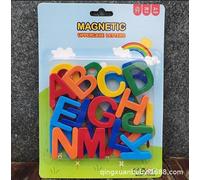 26 Piece Alphabet Letter Fridge Magnets Set Multicolor Novel And Practical Toy For Kids (Red, One Size)