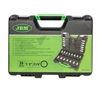 26-Piece Case With 12 Canti 1/2" Inserts Black CVR