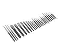 26 Piece Steel Punch & Chisel Set - Hardened & Tempered - Corrosion Resistant
