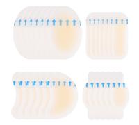 26 Pieces Blister Plasters for Feet,4 Sizes Blister Plaster Blister Plasters Heel Blister Plaster Invisible Hydrocolloid for Fingers Toes Forefoot Heel Protector and Guard Skin