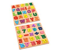 26 Pieces Wooden Letter Block Toy Set for Ages 3+ Colorful Educational Fun Interactive Learning Motor Skills Development