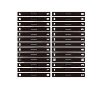 26 PP dividers for organizing and accessing records | Crisp printing with PP material allows you to manage your music collection and organize your records efficiently at home