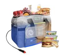 26 Quarts 12 Volt Portable Iceless Car Electric Cooler Bag USB 25L Cool and Heat Plug in Heavy-Duty Car Fridge Bulk Corporate Gifts Mini Cooler Warmer All-Season Trucker Fridge for Long-Haul Drivers